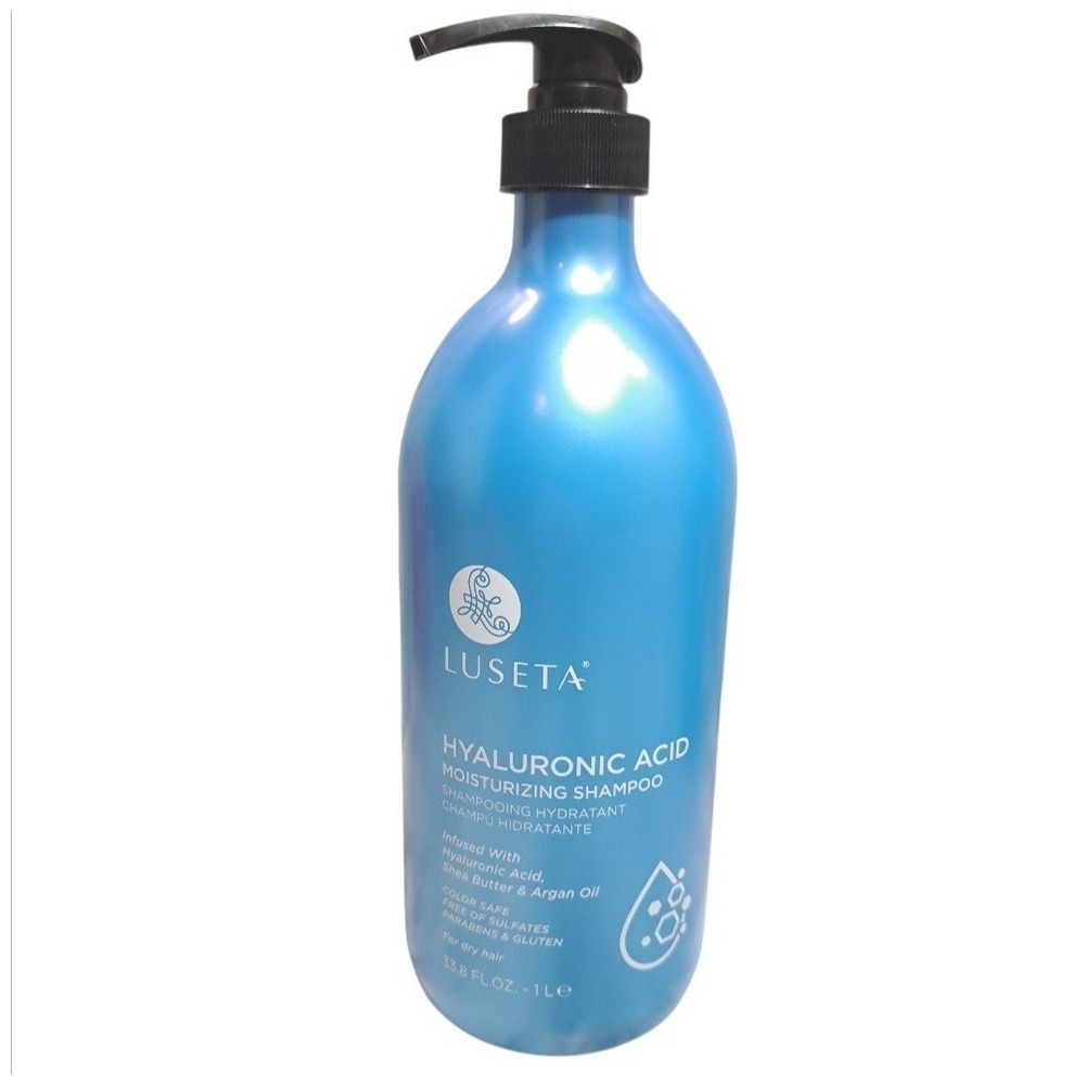 LUSETA HYALURONIC ACID MOISTURIZING SHAMPOO FOR DRY HAIR 33.8 FL.OZ.